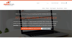 Desktop Screenshot of normscan.com