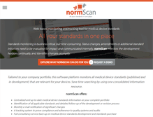 Tablet Screenshot of normscan.com
